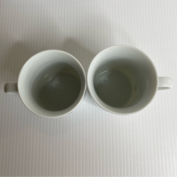 Vintage Georges Briard Mugs Topiary Wreath Set Of 2 Made In Japan RARE - Picture 4 of 10